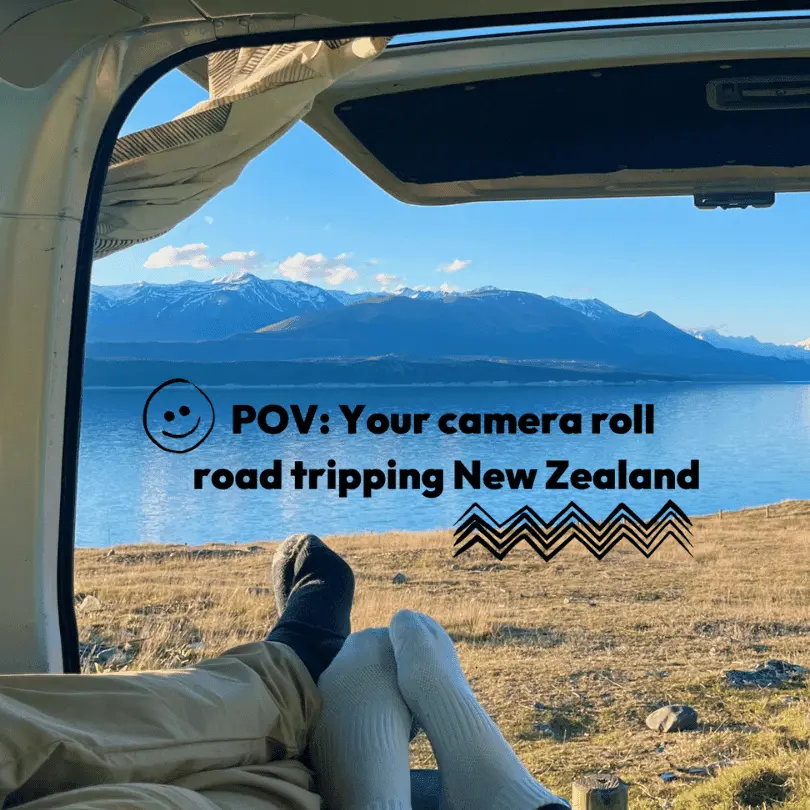 POV: your camera roll road tripping New Zealand