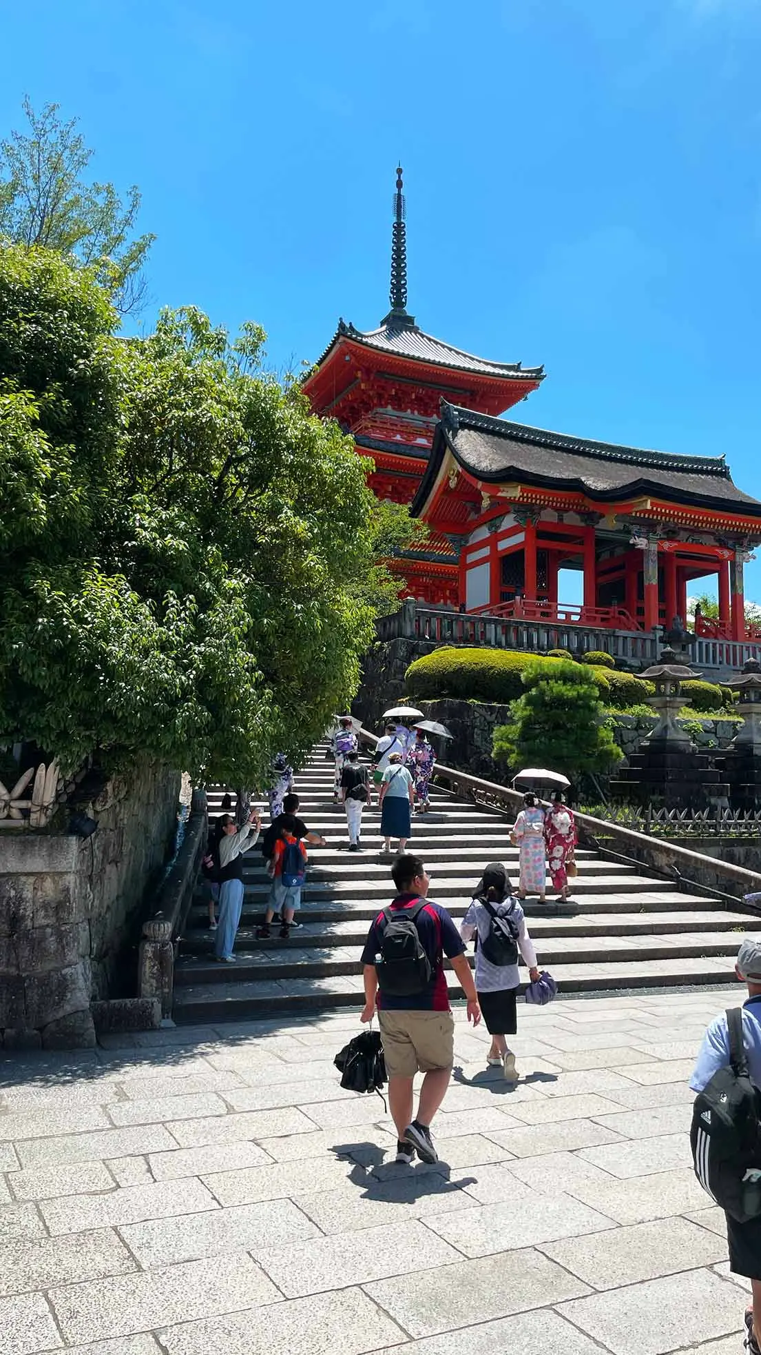 Japanese temple in sun